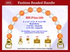 Designer Handbag Handle HH-P4xx-269 For Beaded Designer Handbags