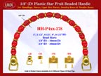 Make Cigar Purse Handle: Make Cigar Box Purse Star Fruit Beads Purse Handle: Make Box Purse Handles - HH-Pxx-378