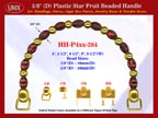 Make Cigar Box Handbags Handle: Make Cigar Handbags Star Fruit Beads Purse Handle: Make Box Handbags Handles - HH-Pxx-384