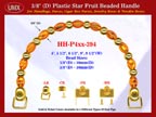 Make Wood Cigar Box Purses Handle: Make Wood Cigar Purses Star Fruit Beads Purse Handle: Make Wood Box Purses Handles - HH-Pxx-394