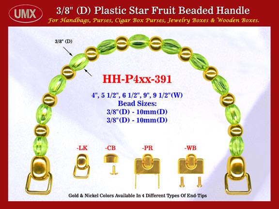 Make Wood Cigar Box Purses Handle: Make Wood Cigar Purses Star Fruit Beads Purses Handle: Make Wood Box Purses Handles - HH-Pxx-391