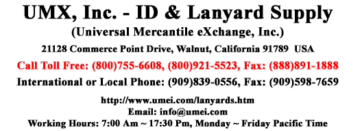 You are viewing UMX > Lanyards, Lanyard > Badge Clips > ID Badge Clip, Wholesale ID Clip and ID Supply.