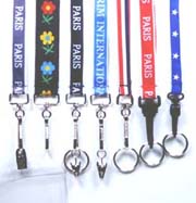 sample custom logo lanyards