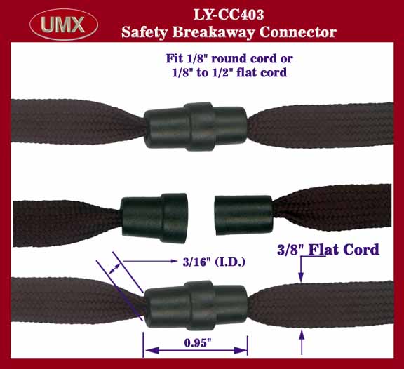 LY-CC403 Safety Breakaway Connector For Safety
Lanyard.