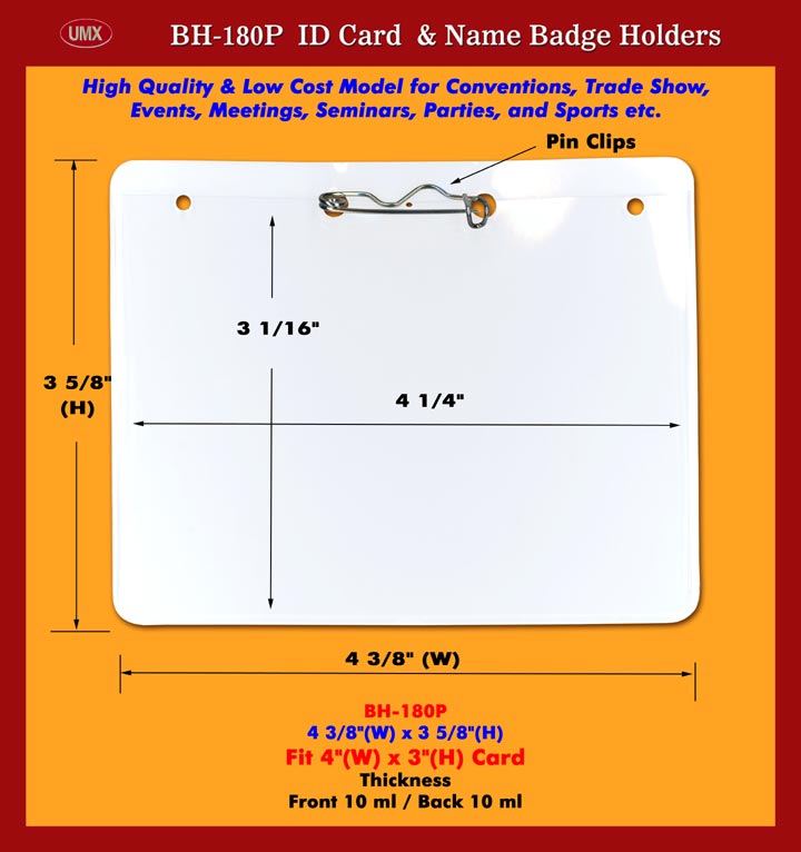 We are pin on ID holder wholesaler.