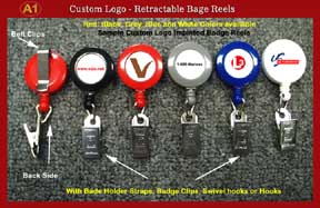 Sample 1 - RT-02 Custom Logo Badge Clip Reels.