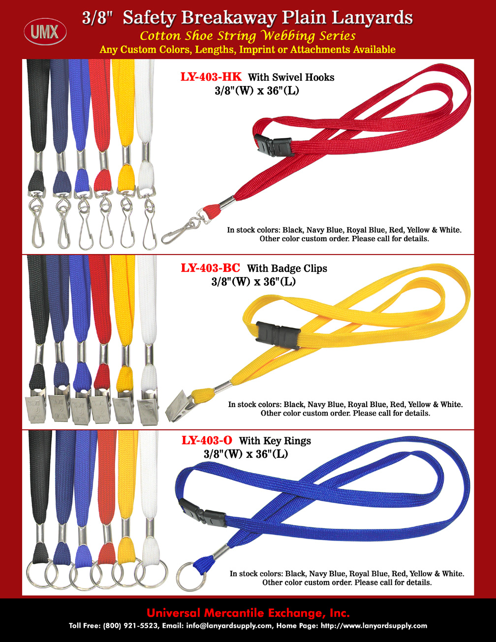 Safety Lanyards: Secured Breakaway Lanyards