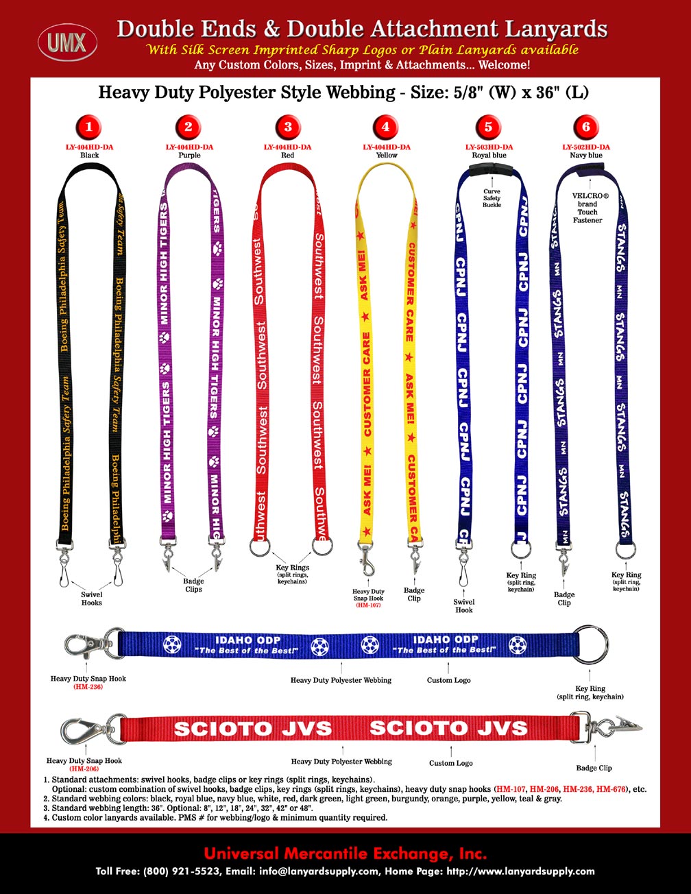 Custom Lanyards, Custom Designed Lanyards, Custom Made Lanyards.